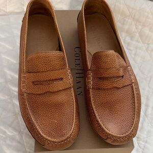Cole Haan Men's Tan Leather Loafers